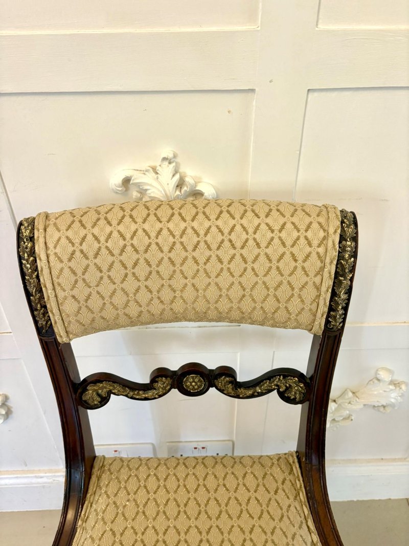 Exhibition Quality Set Of Eight Antique Regency Mahogany Dining Chairs - Image 20